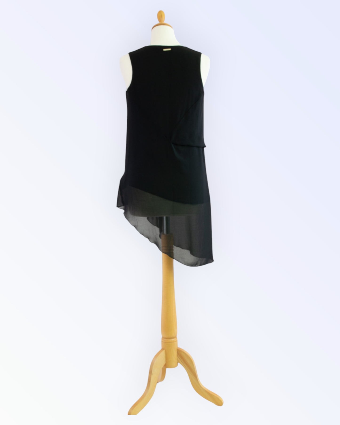G.Sel black chiffon tunic
