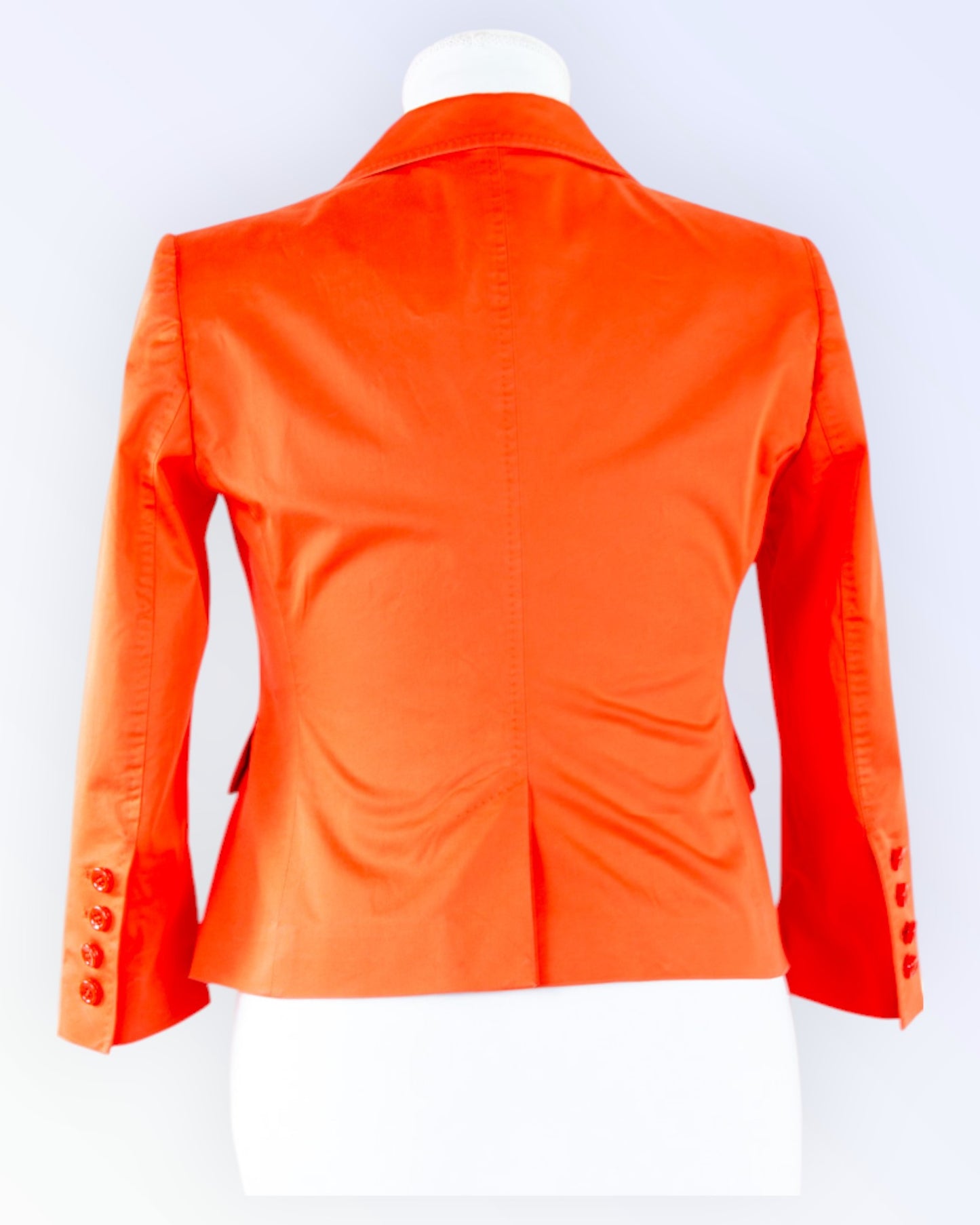 Roberto Verino orange cotton summer jacket