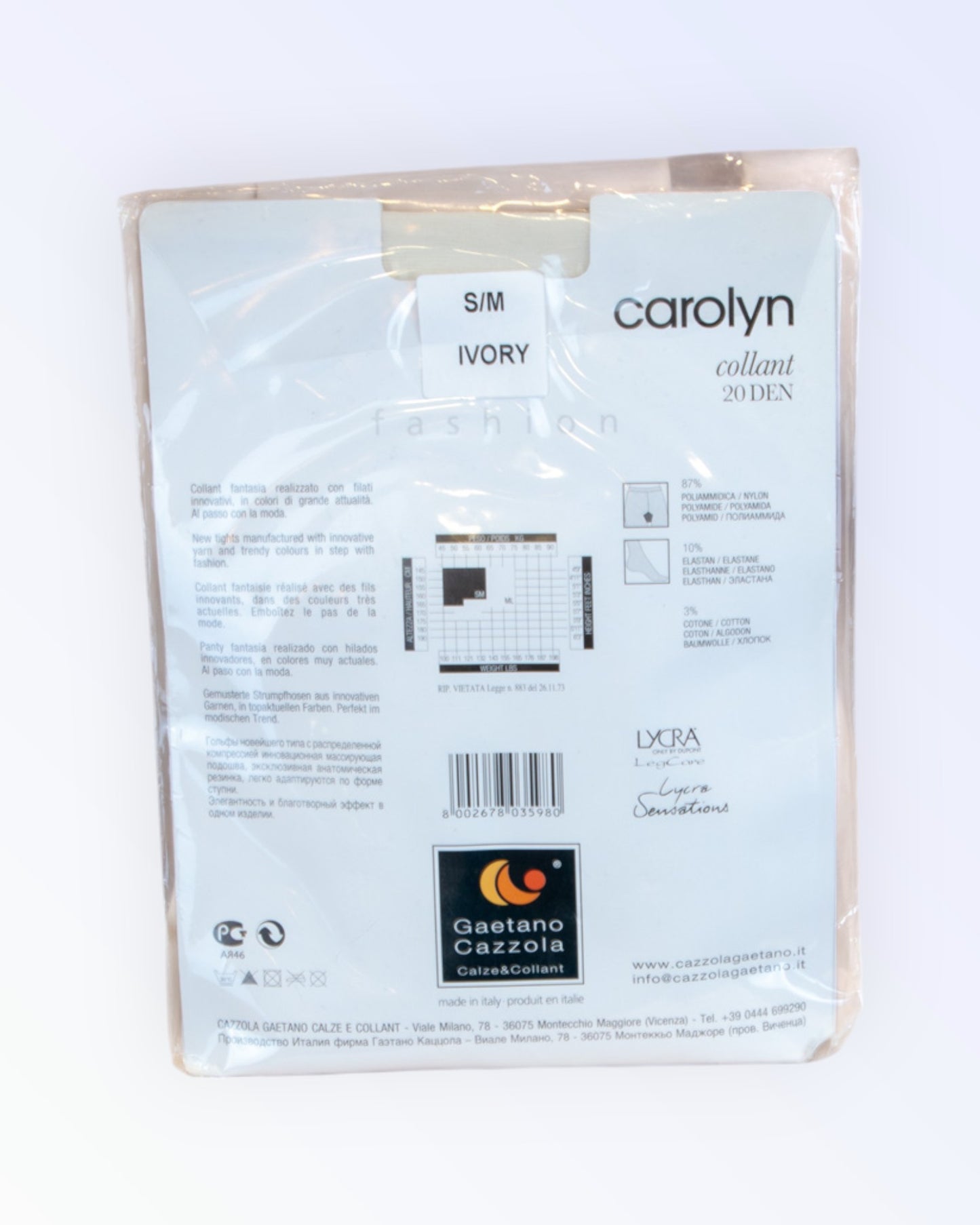 Carolyn mustriga valged sukkpüksid