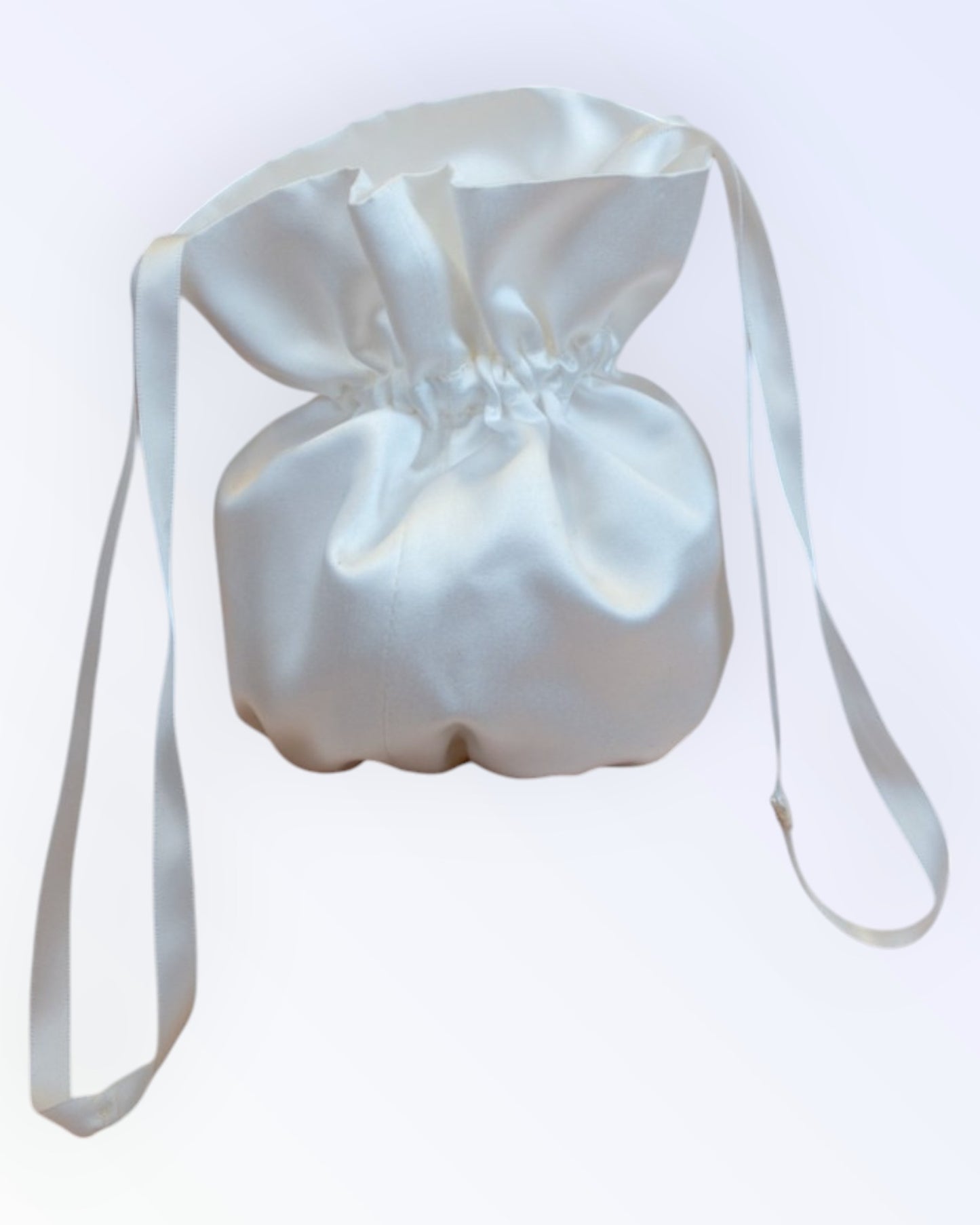 Natural white bag for the bride