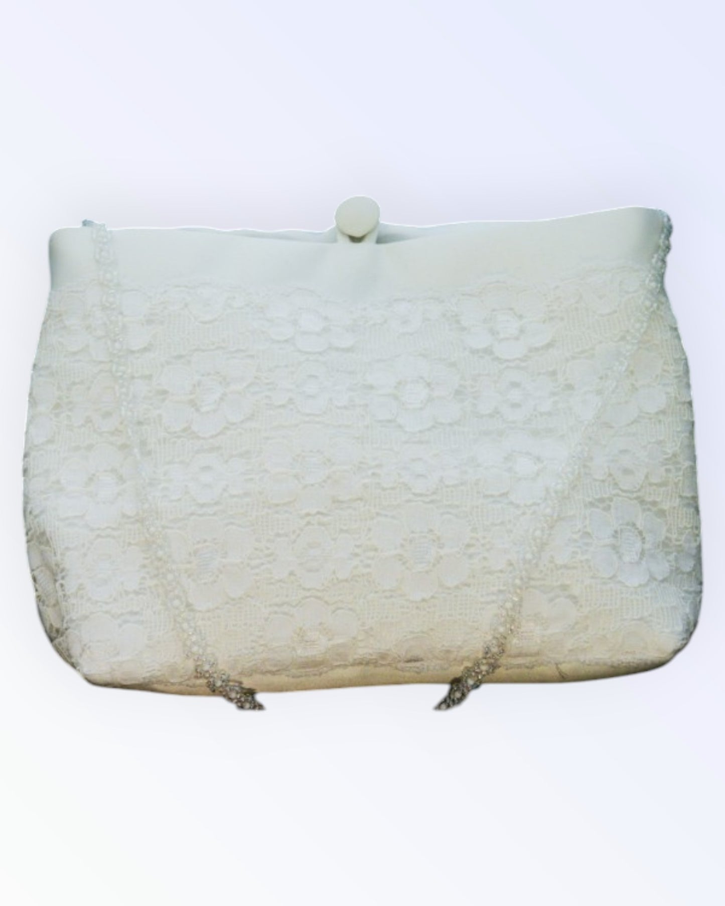 Natural white bag for the bride