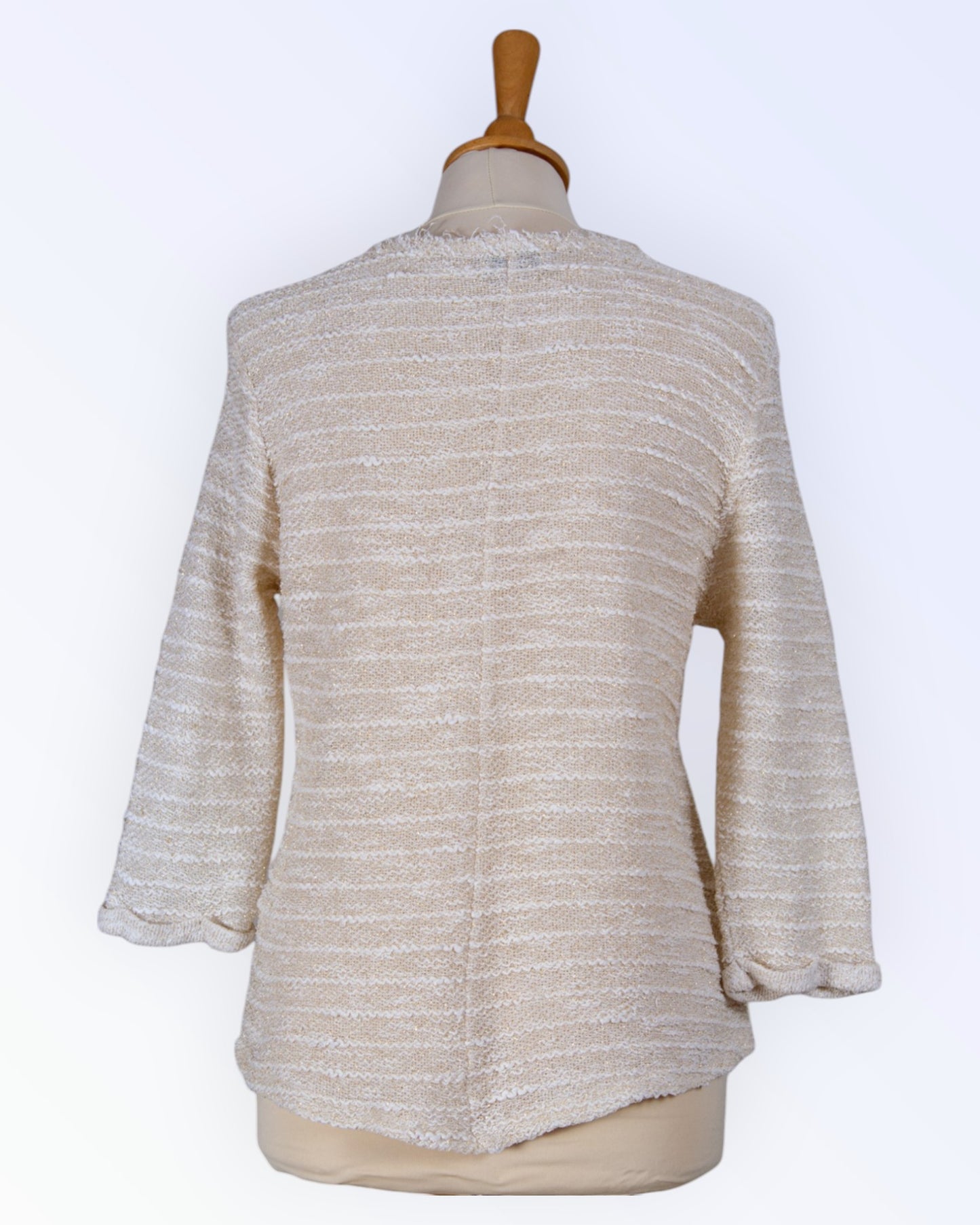 Indigo beige top