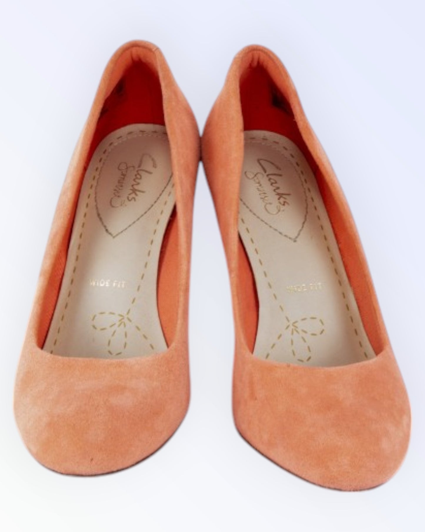 Clarks peach shoes