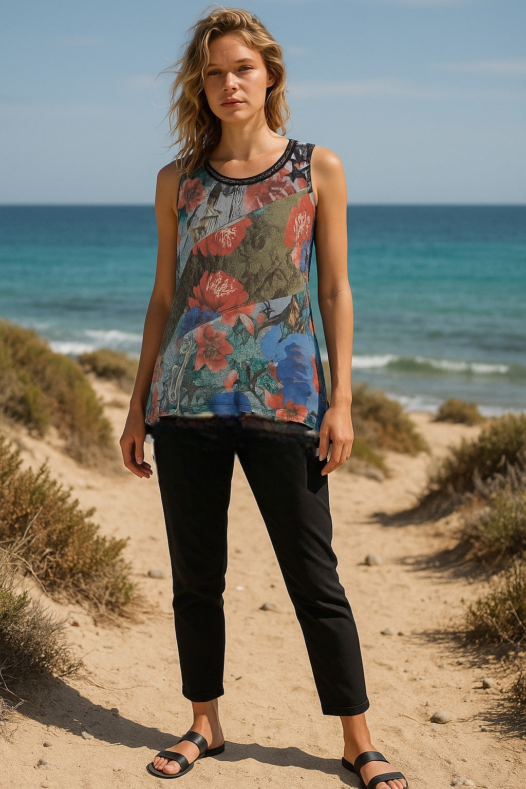 Desigual colorful top