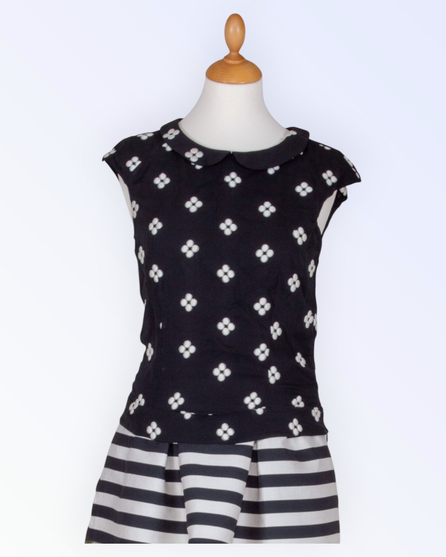 Black and white top