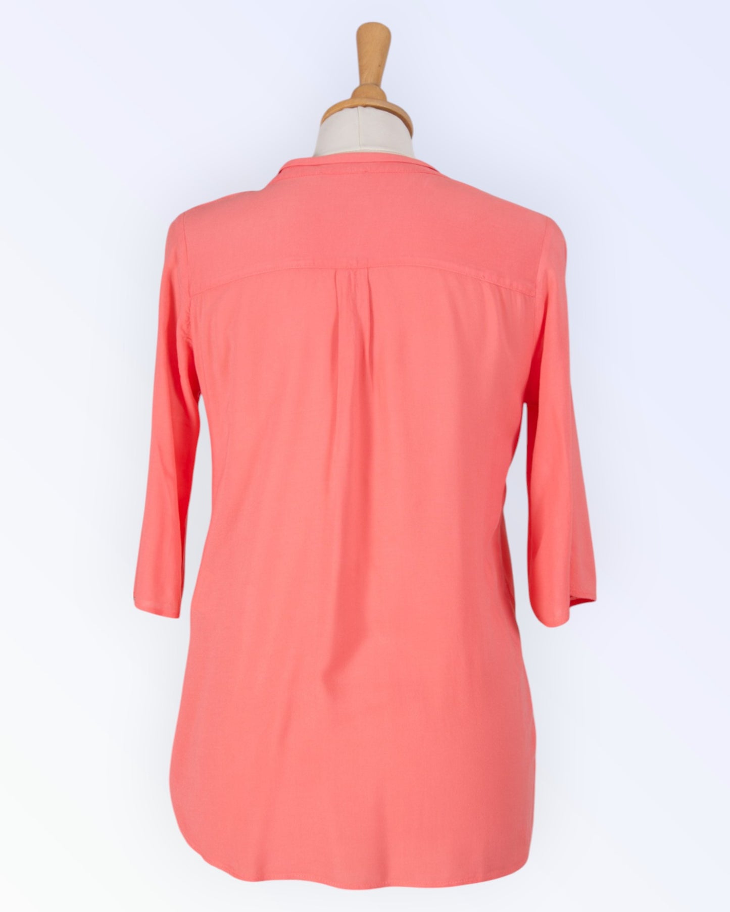Coral pink blouse