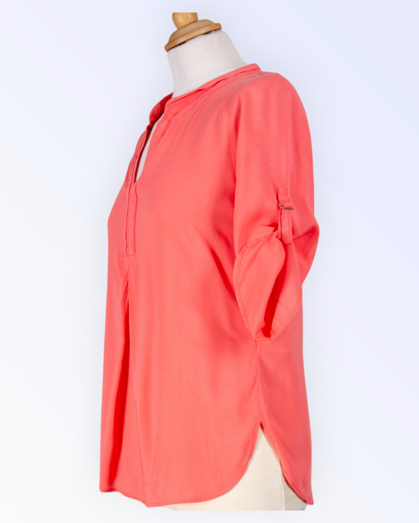 Coral pink blouse