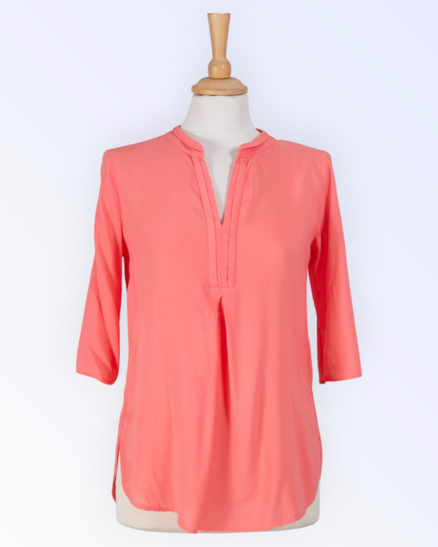 Coral pink blouse