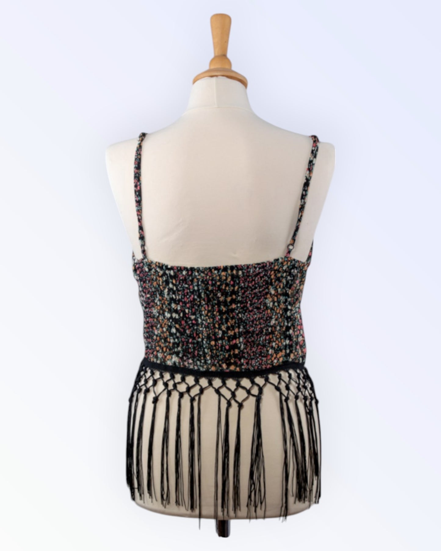 Paper Heart colorful fringed top