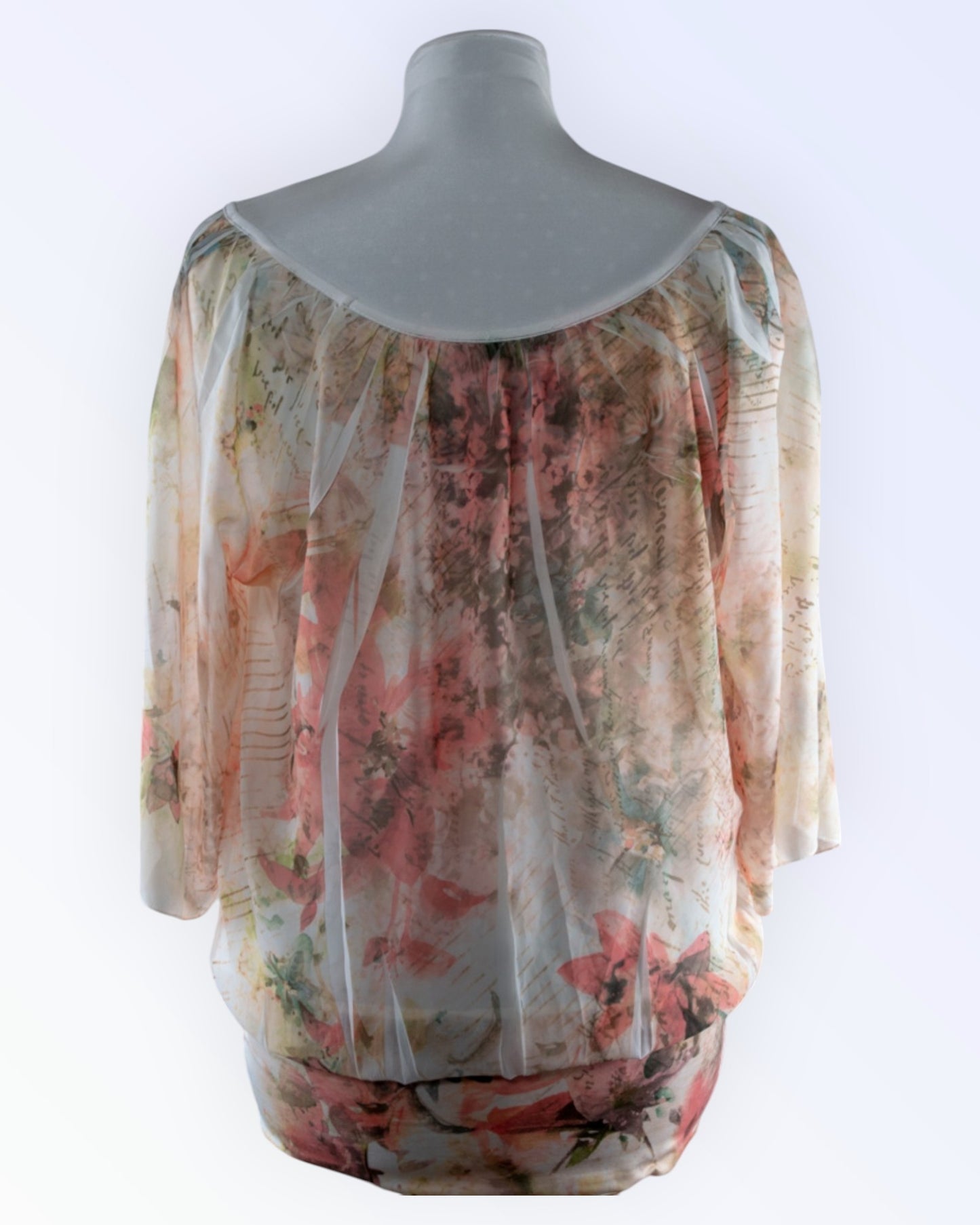 Blind Date multicolor chiffon blouse