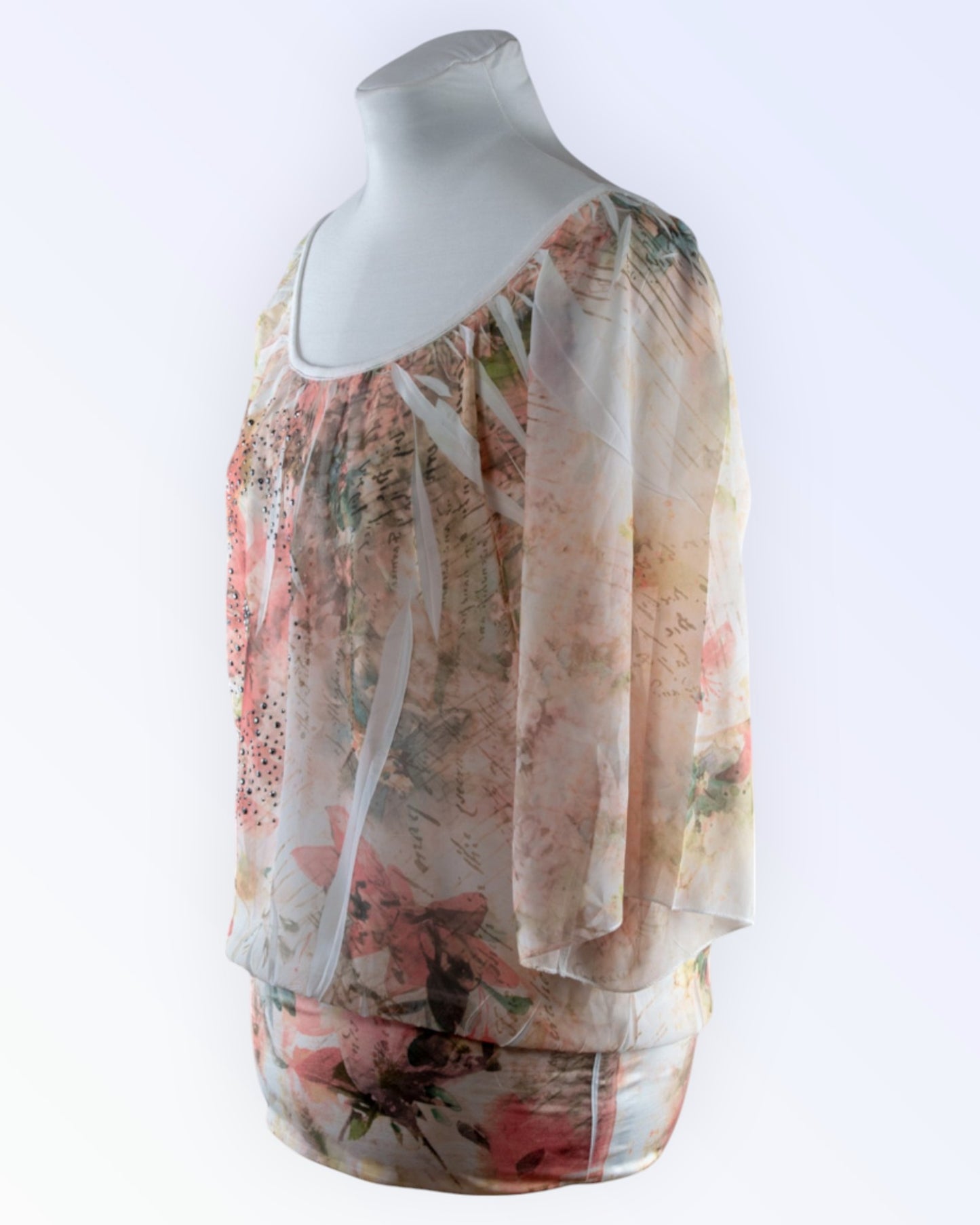 Blind Date multicolor chiffon blouse