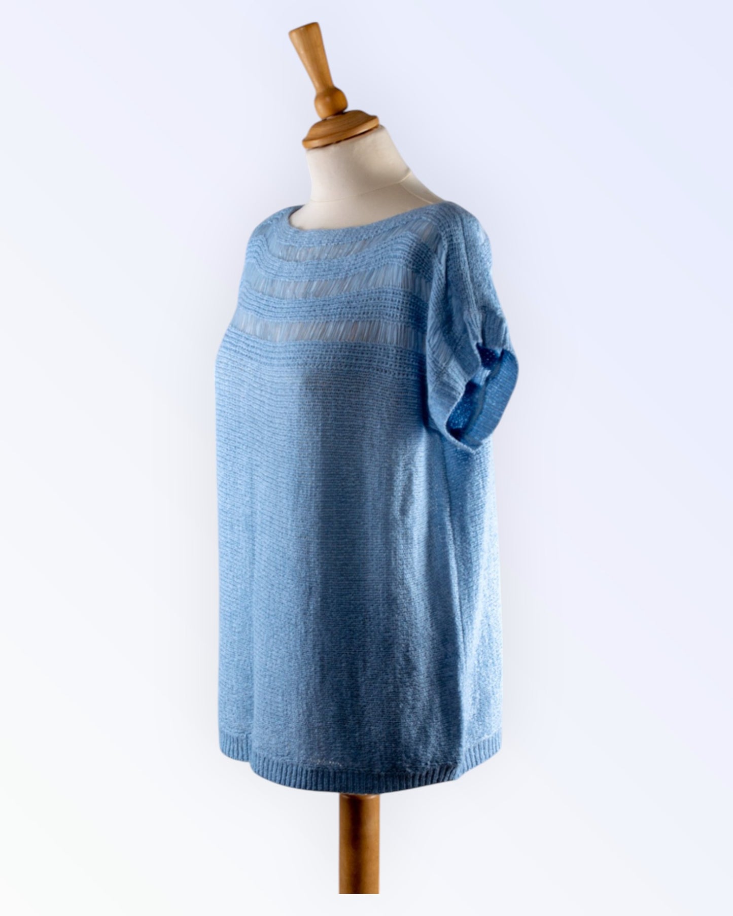 Imitz light blue knitwear