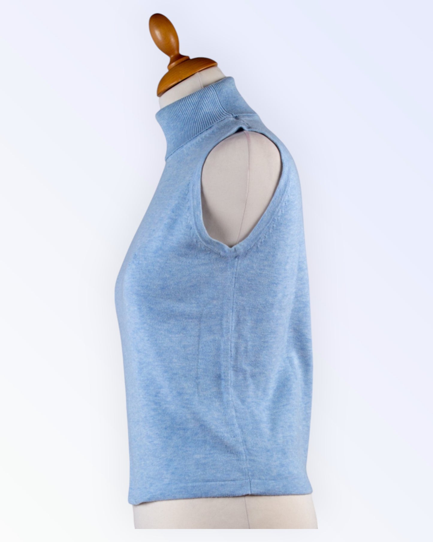 Sand light blue top