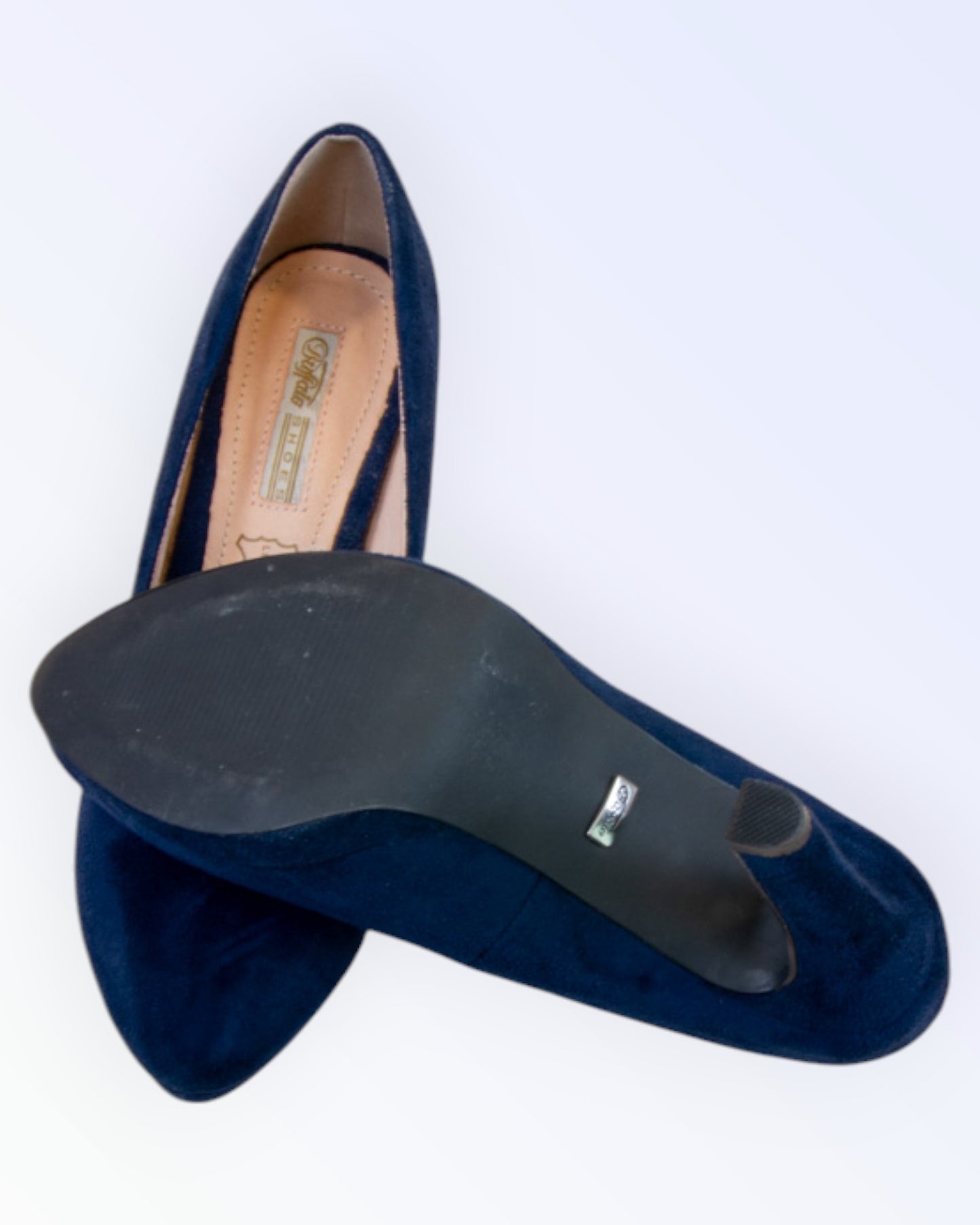 Buffalo Shoes -tummansiniset platform-kengät