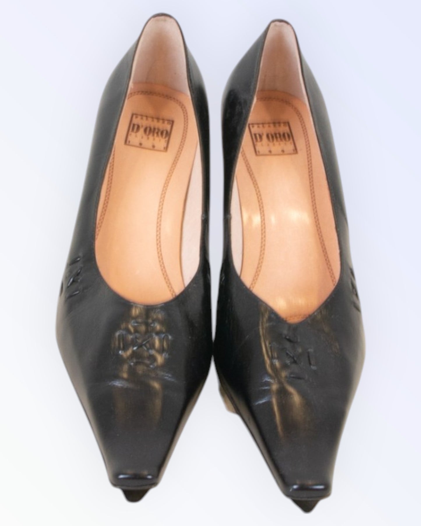 Palazzo D´Oro Classic black leather shoes
