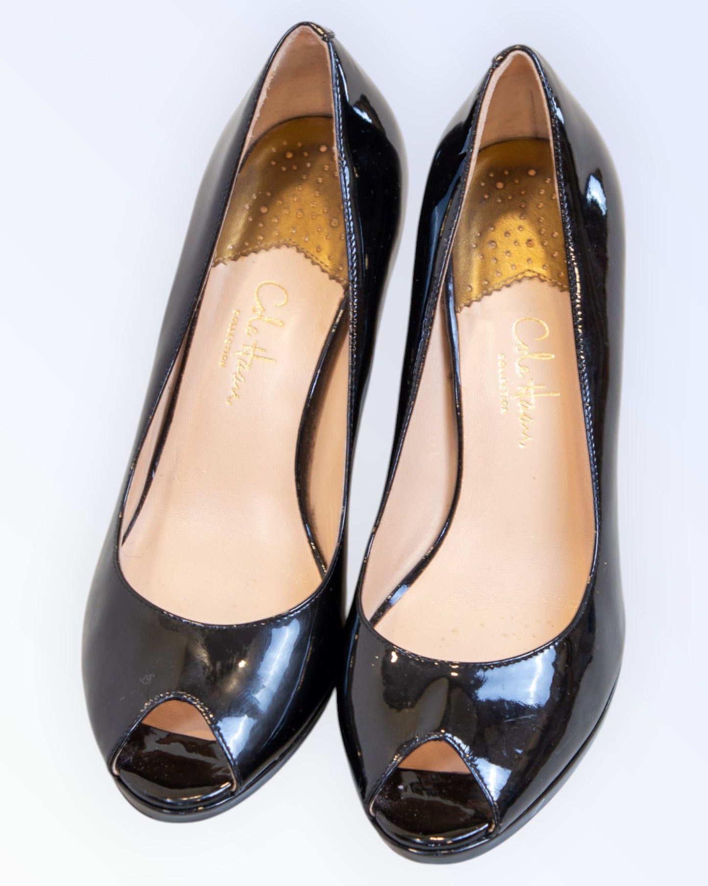 Cole Haan mustad lakk-kingad