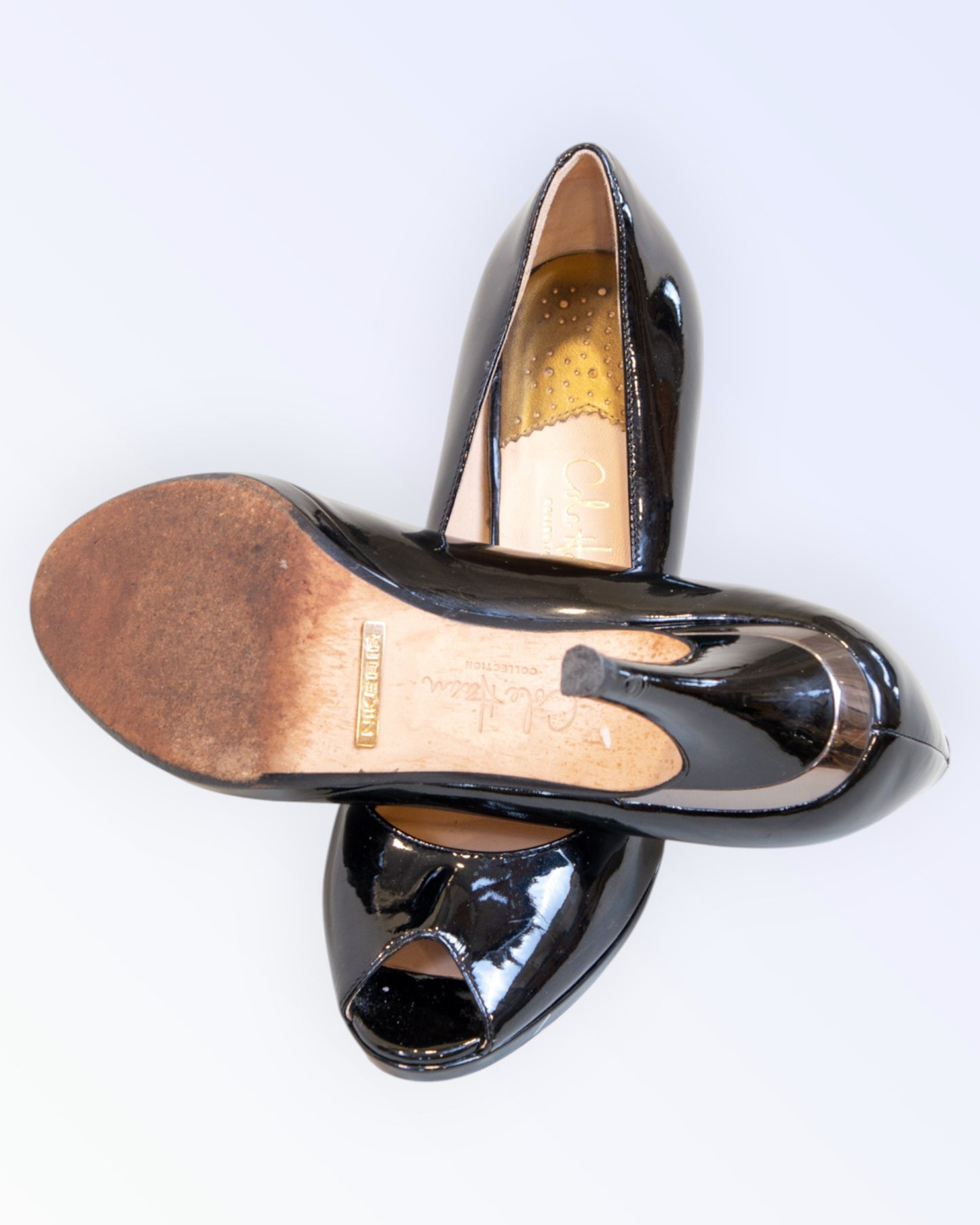 Cole Haan mustad lakk-kingad
