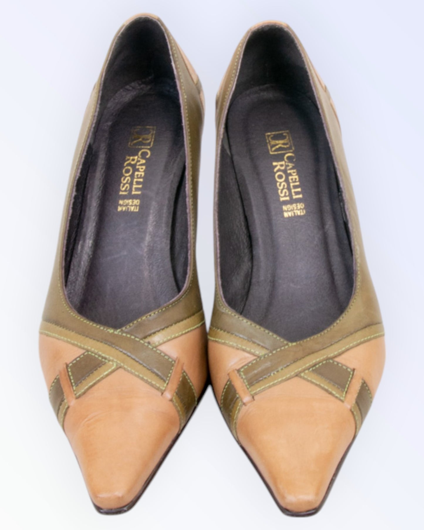 Capelli Rossi two-tone leather shoes