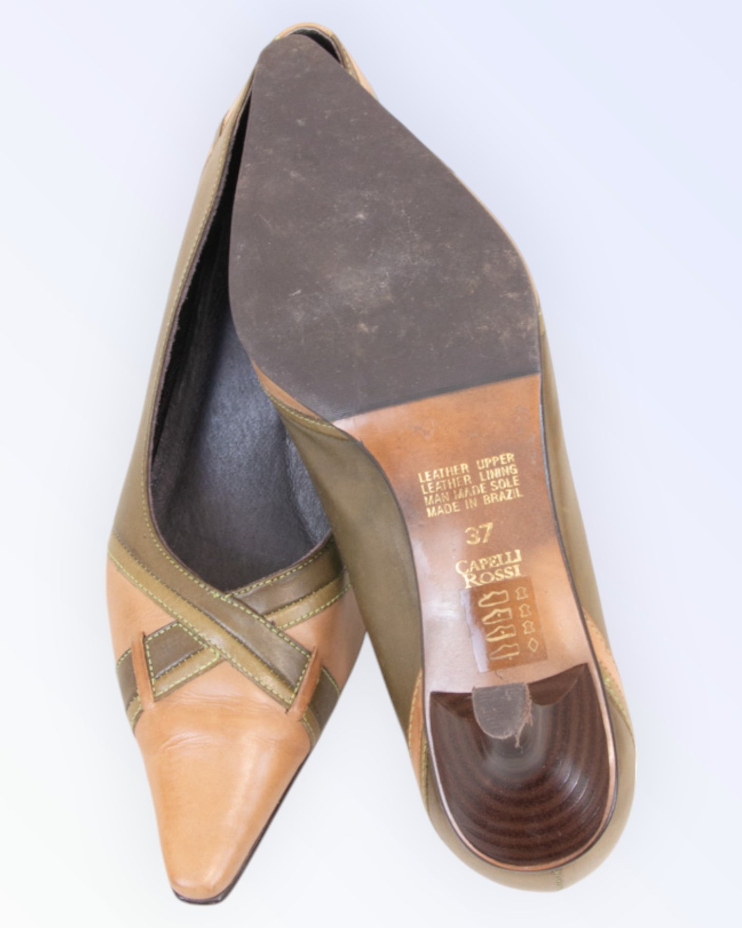 Capelli Rossi two-tone leather shoes