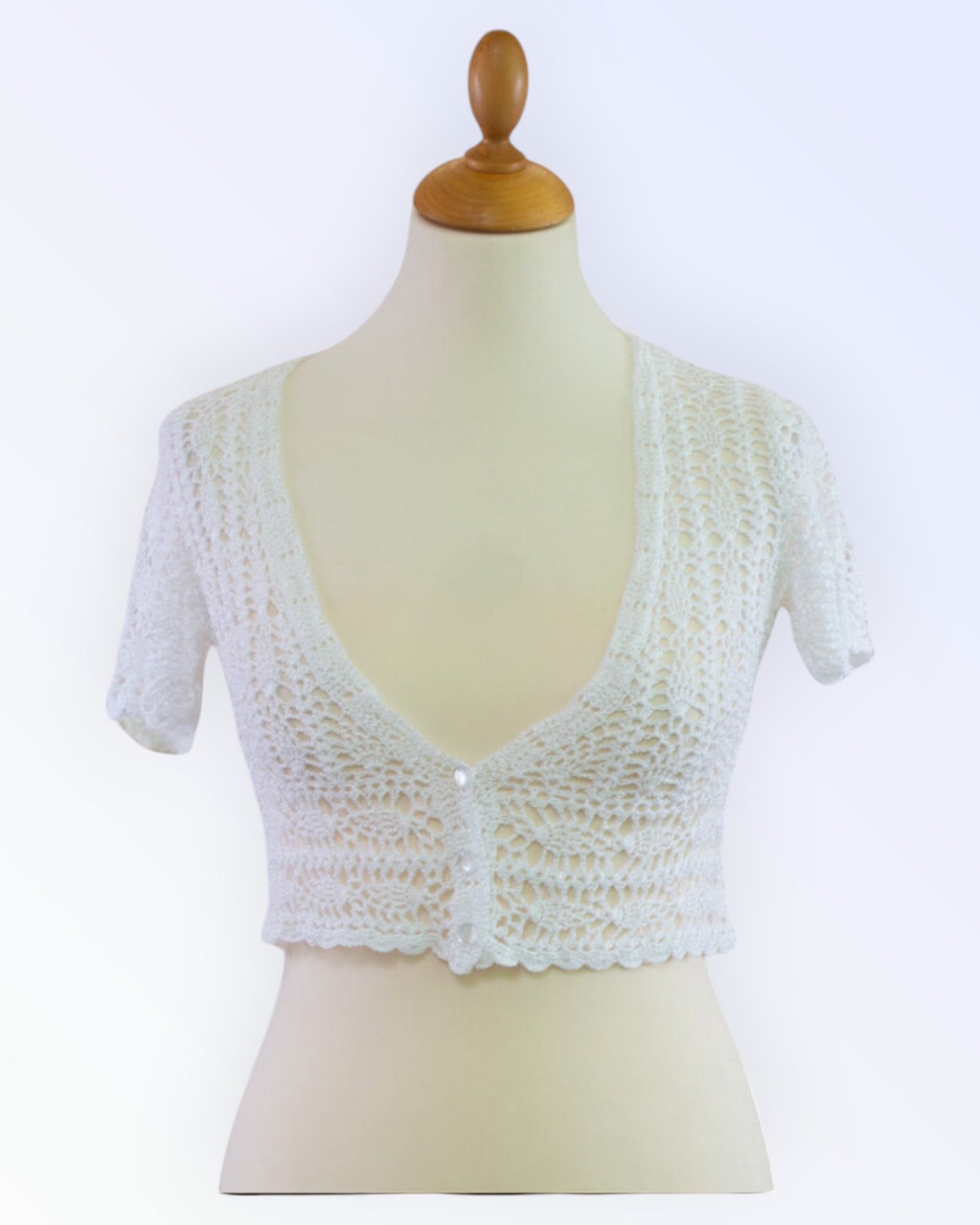Trendy Line crochet cardigan