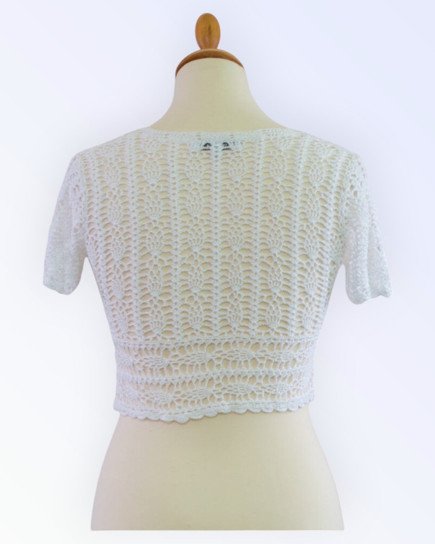 Trendy Line crochet cardigan