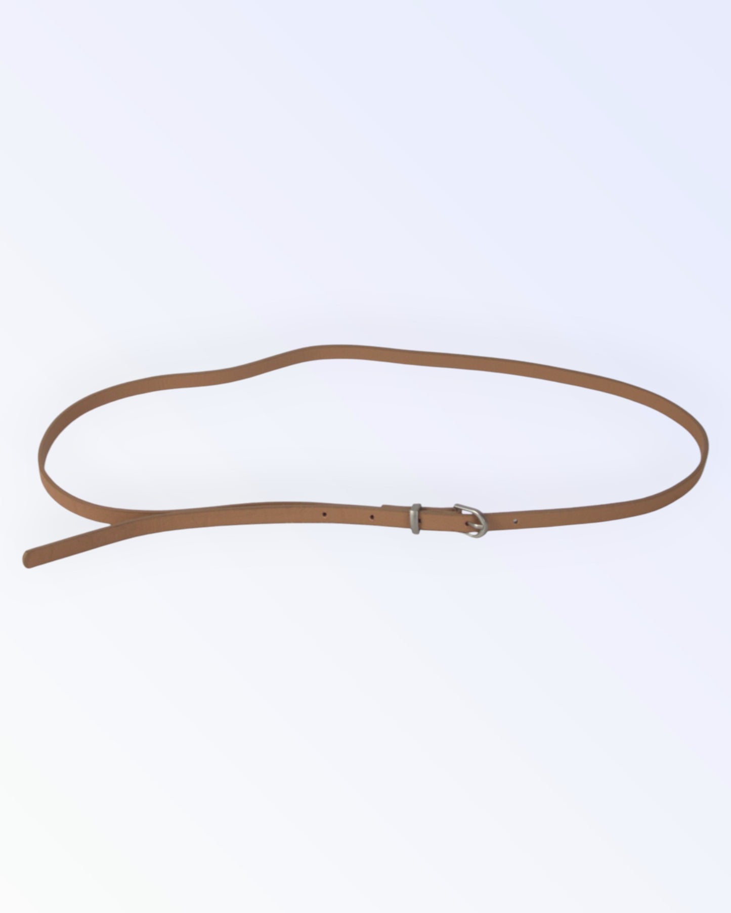 Narrow brown belt