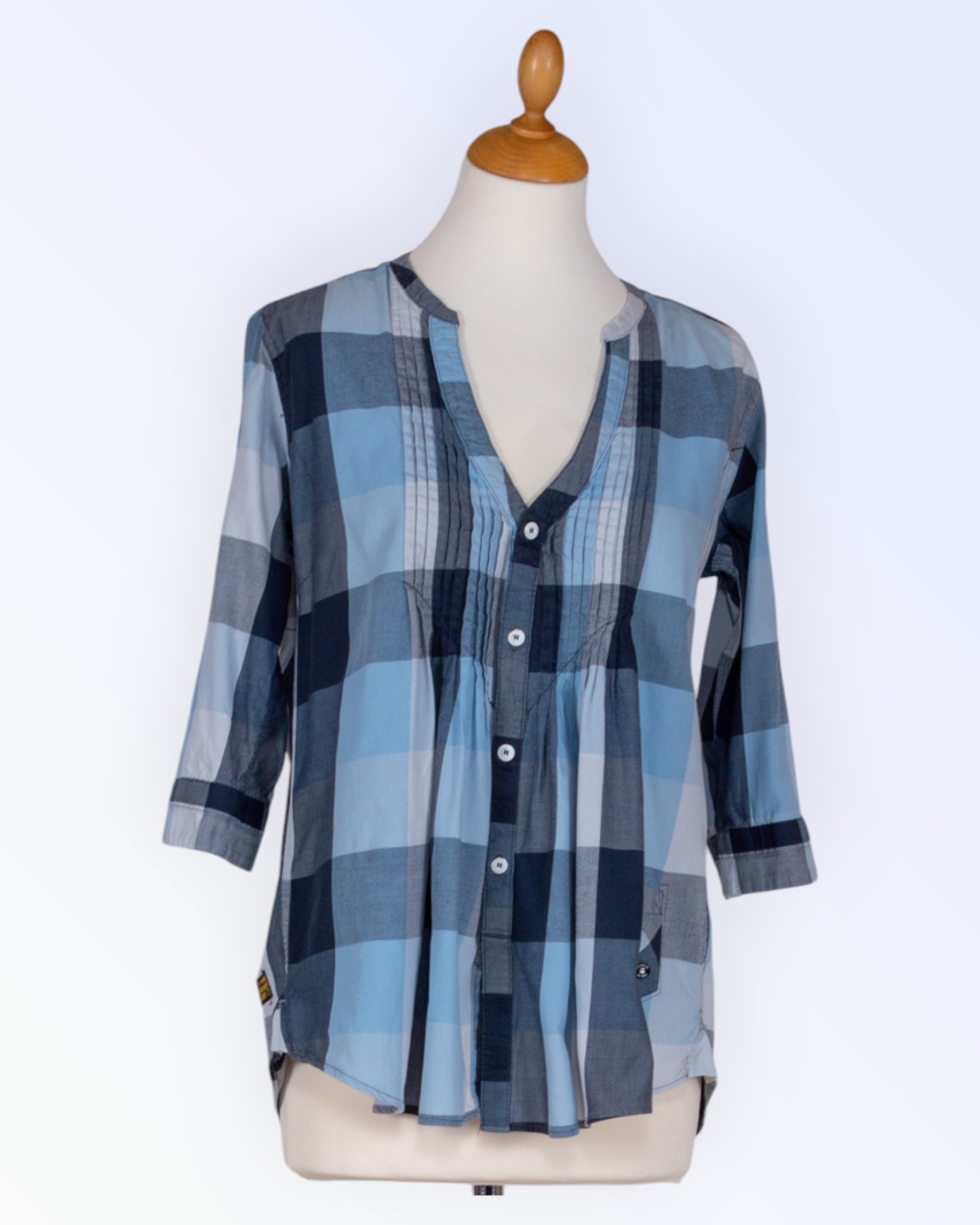 G-Star Raw checkered blouse
