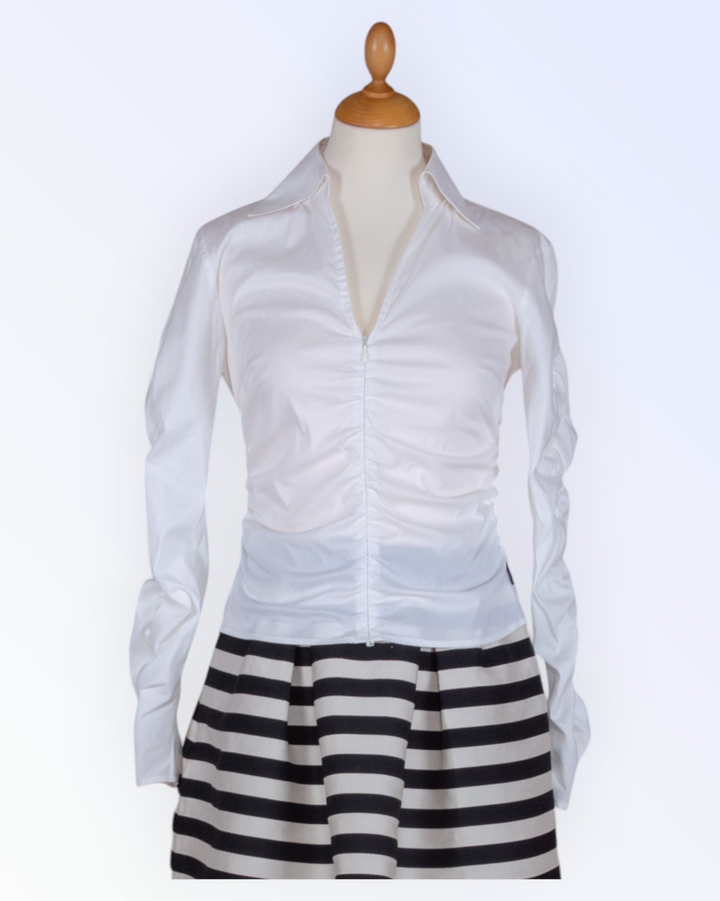 Trussardi Jeans valge sportlik pluus