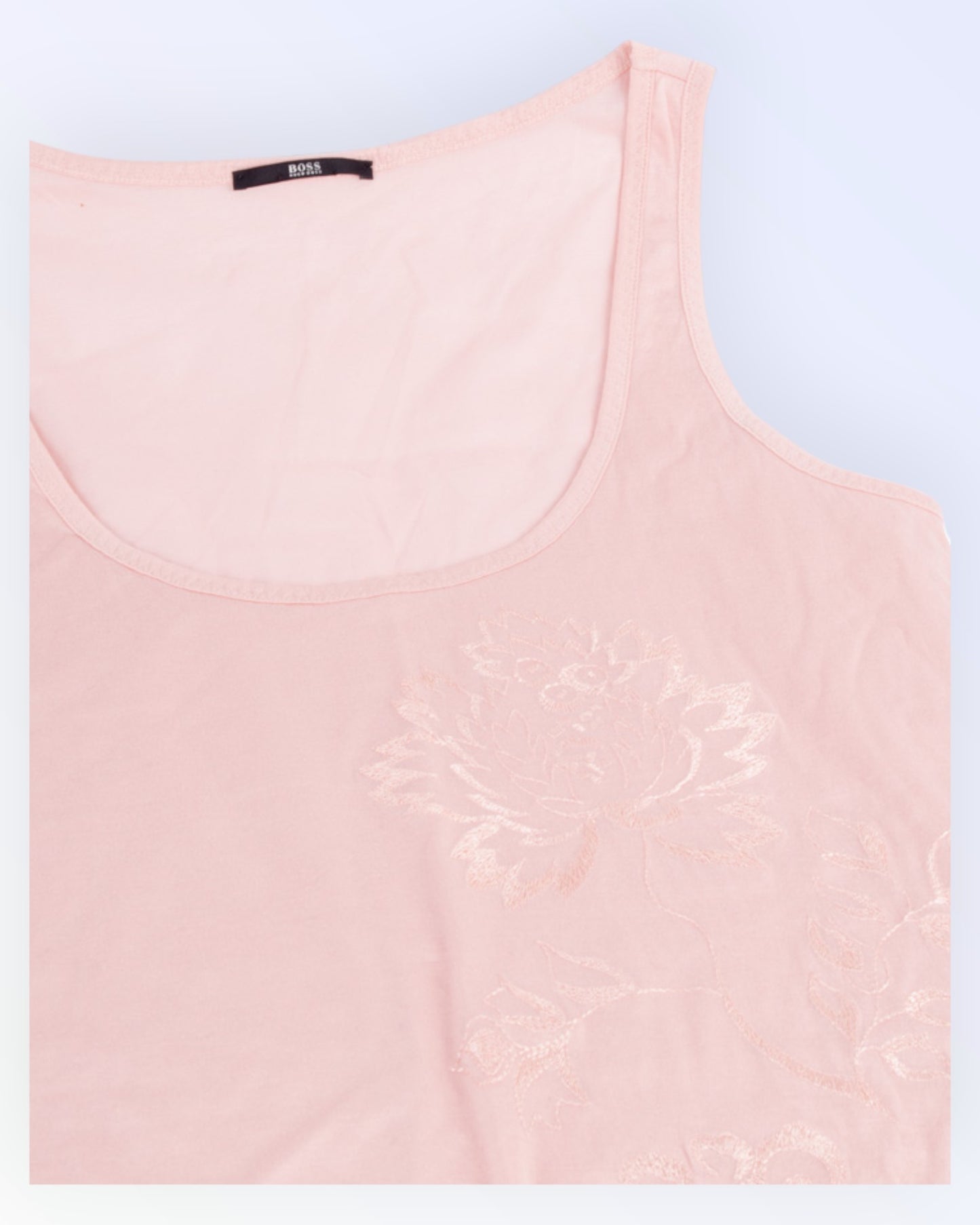Hugo Boss pink cotton top