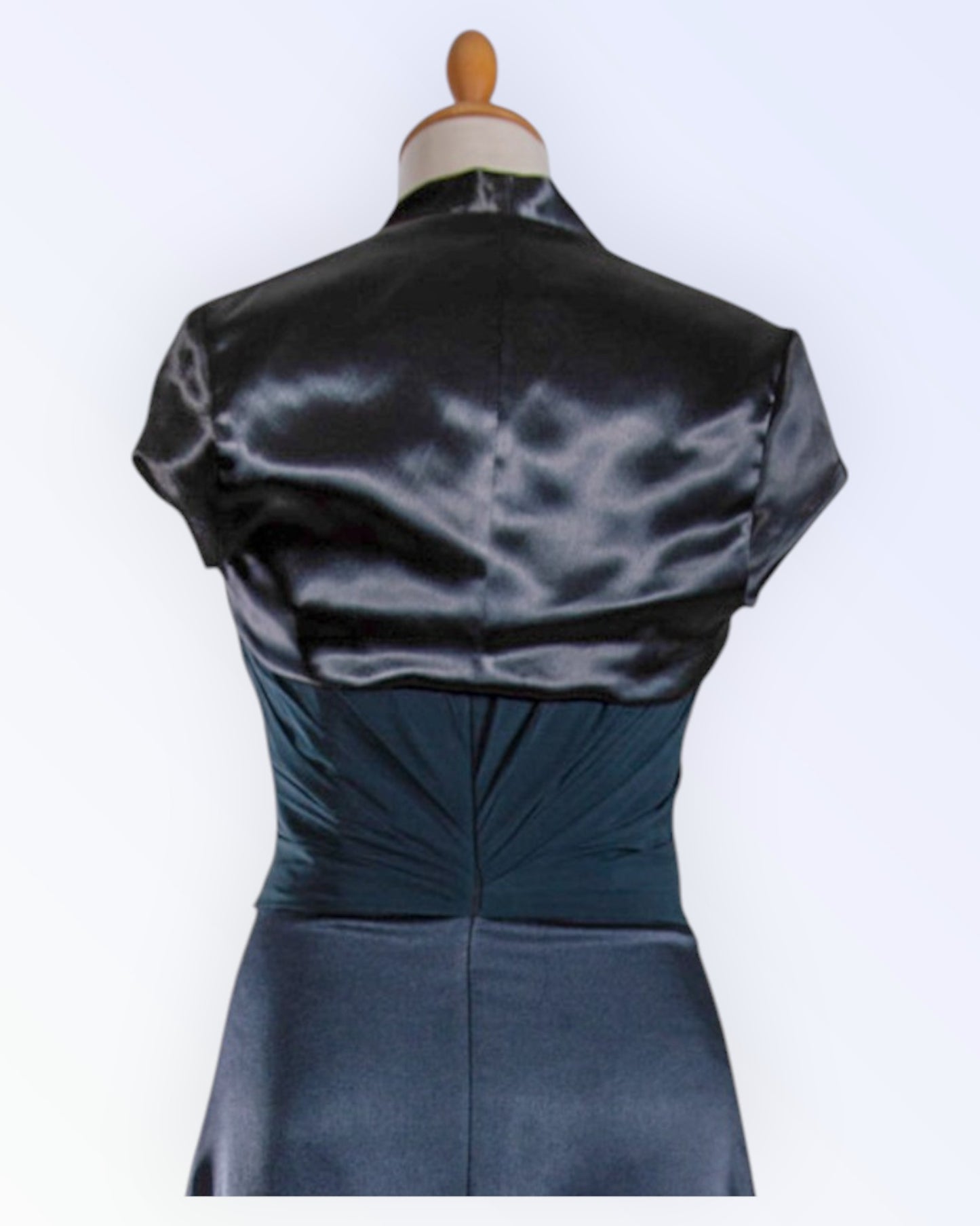Festive black bolero