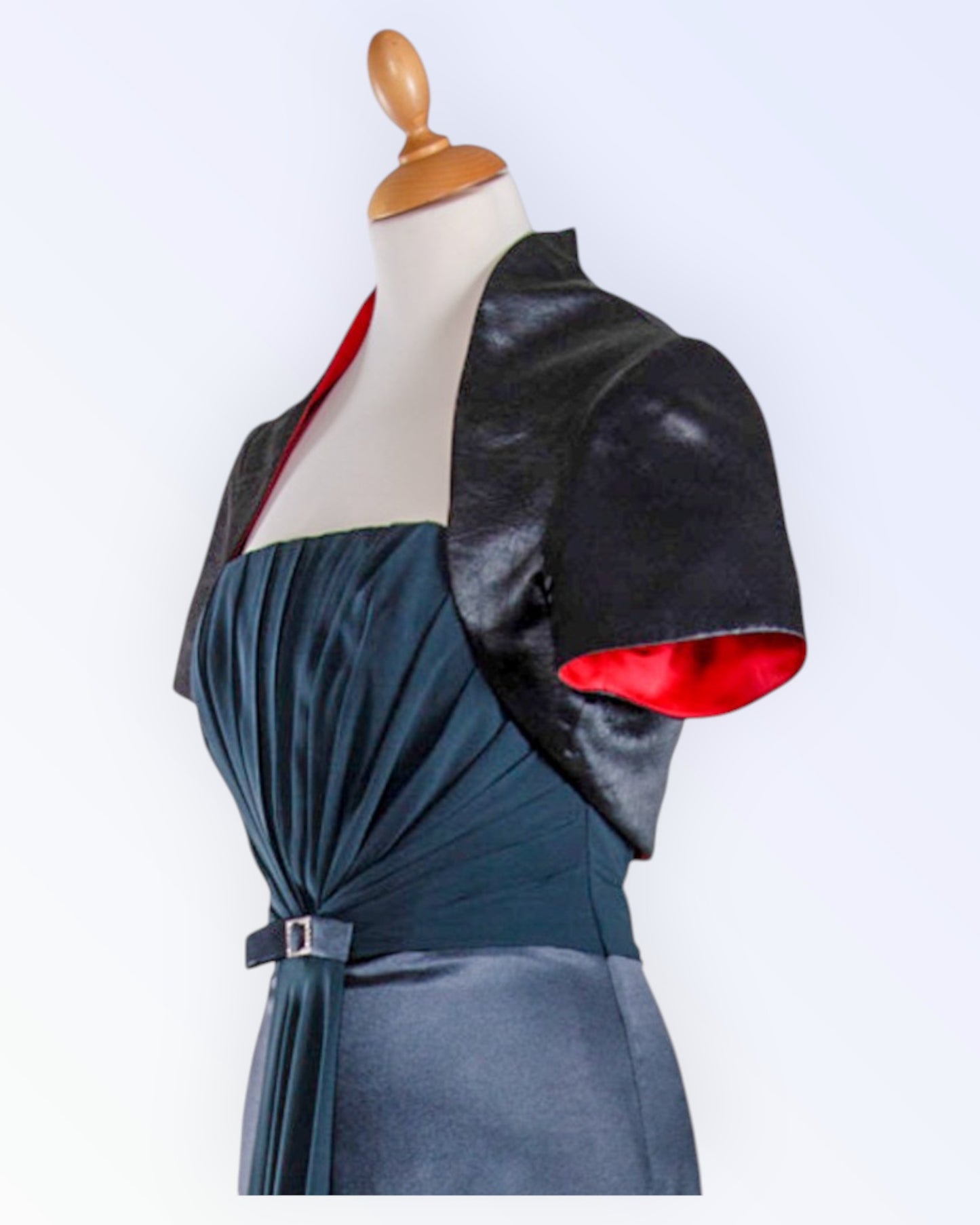 Festive black bolero