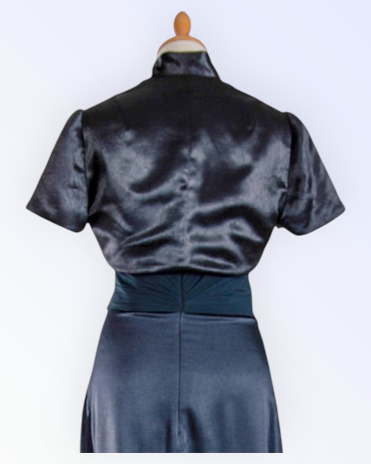 Festive black bolero