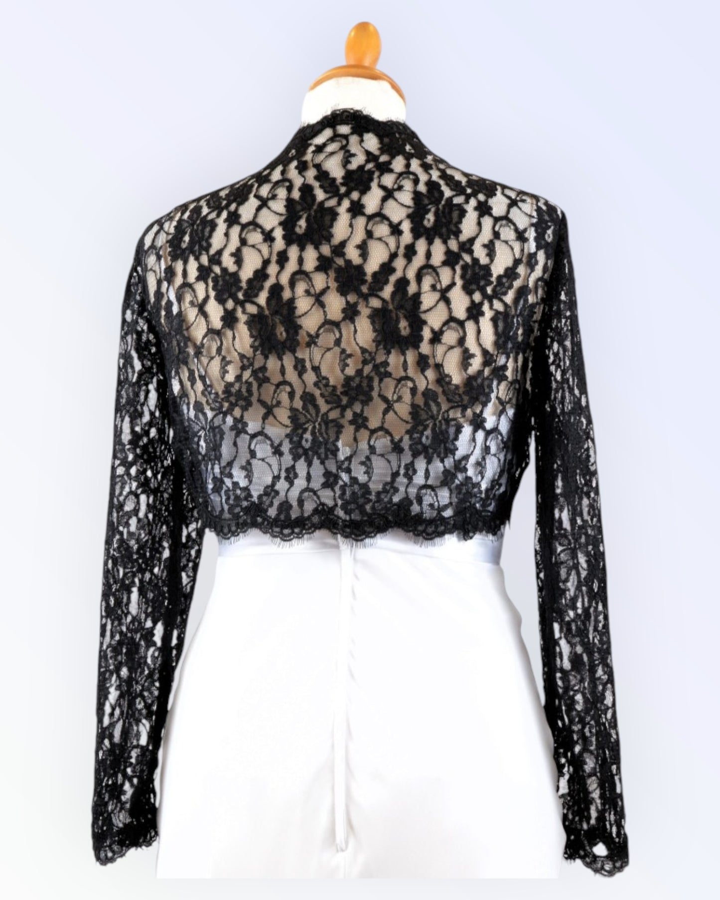 Black lace bolero