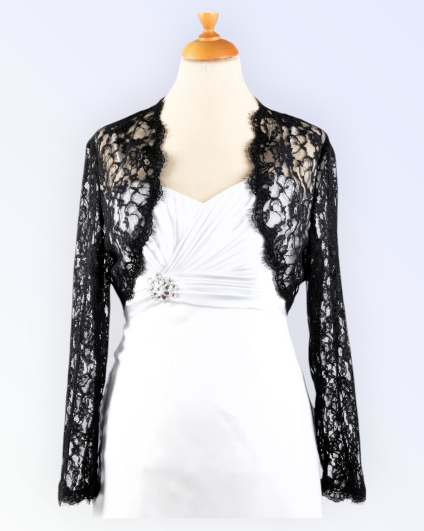 Black lace bolero