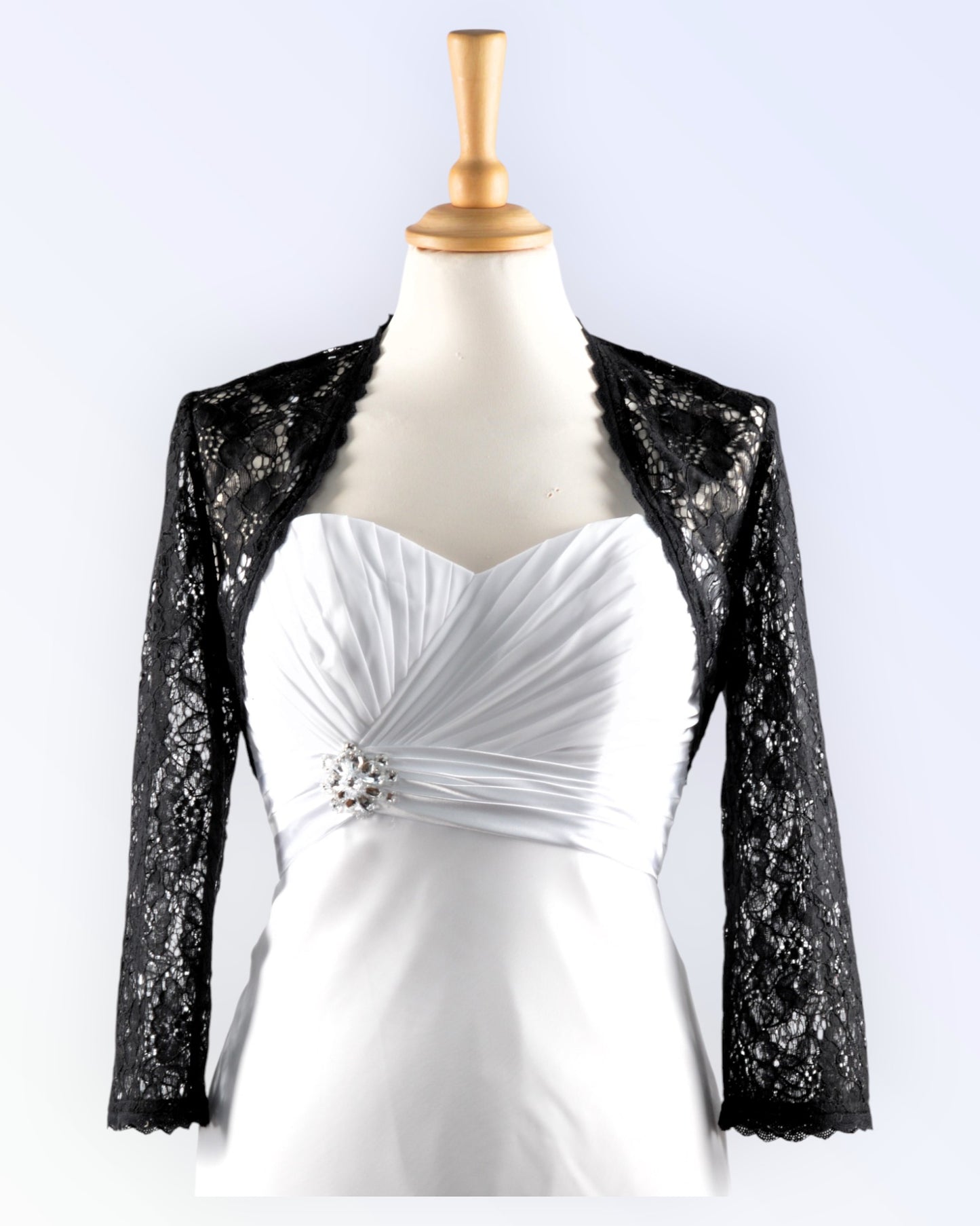 Black lace bolero