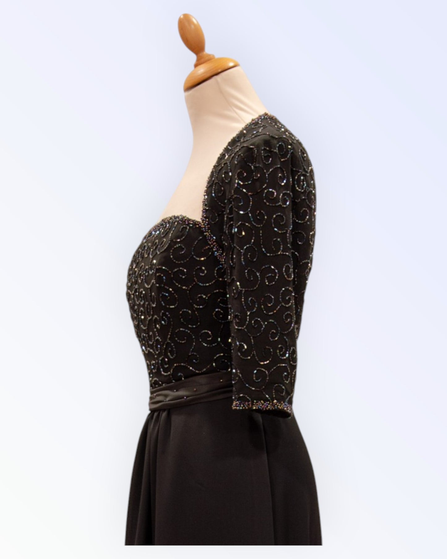 Festive black bolero