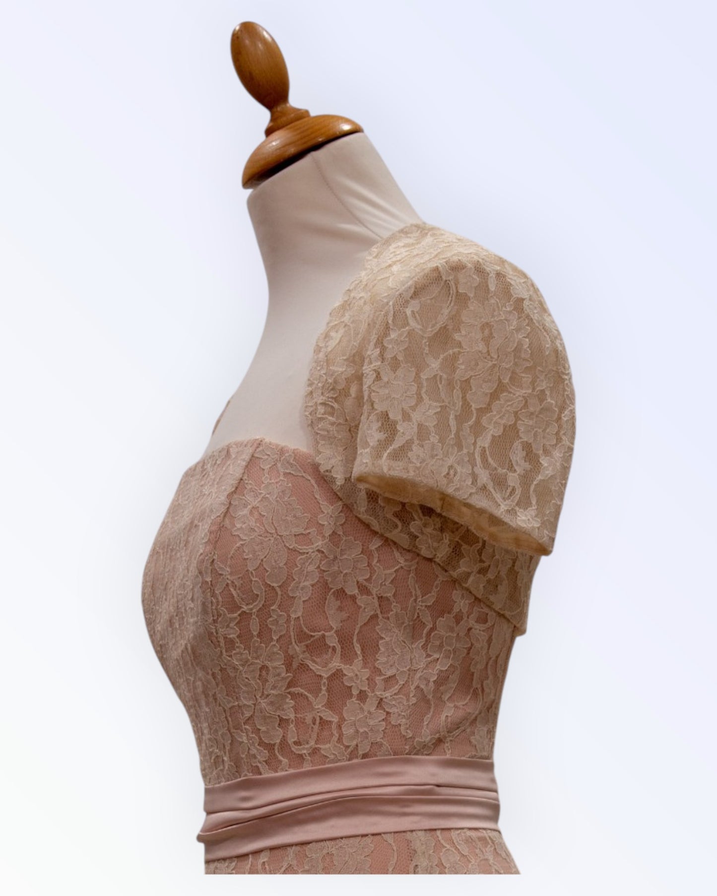 Beige lace bolero