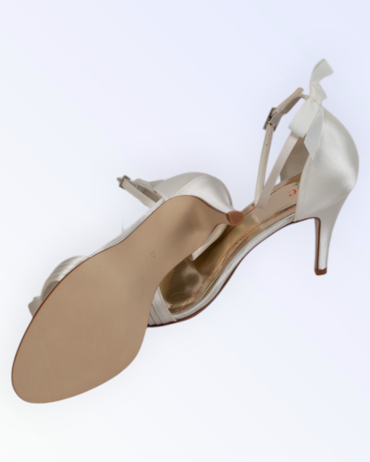 Else by Rainbow satin wedding shoes