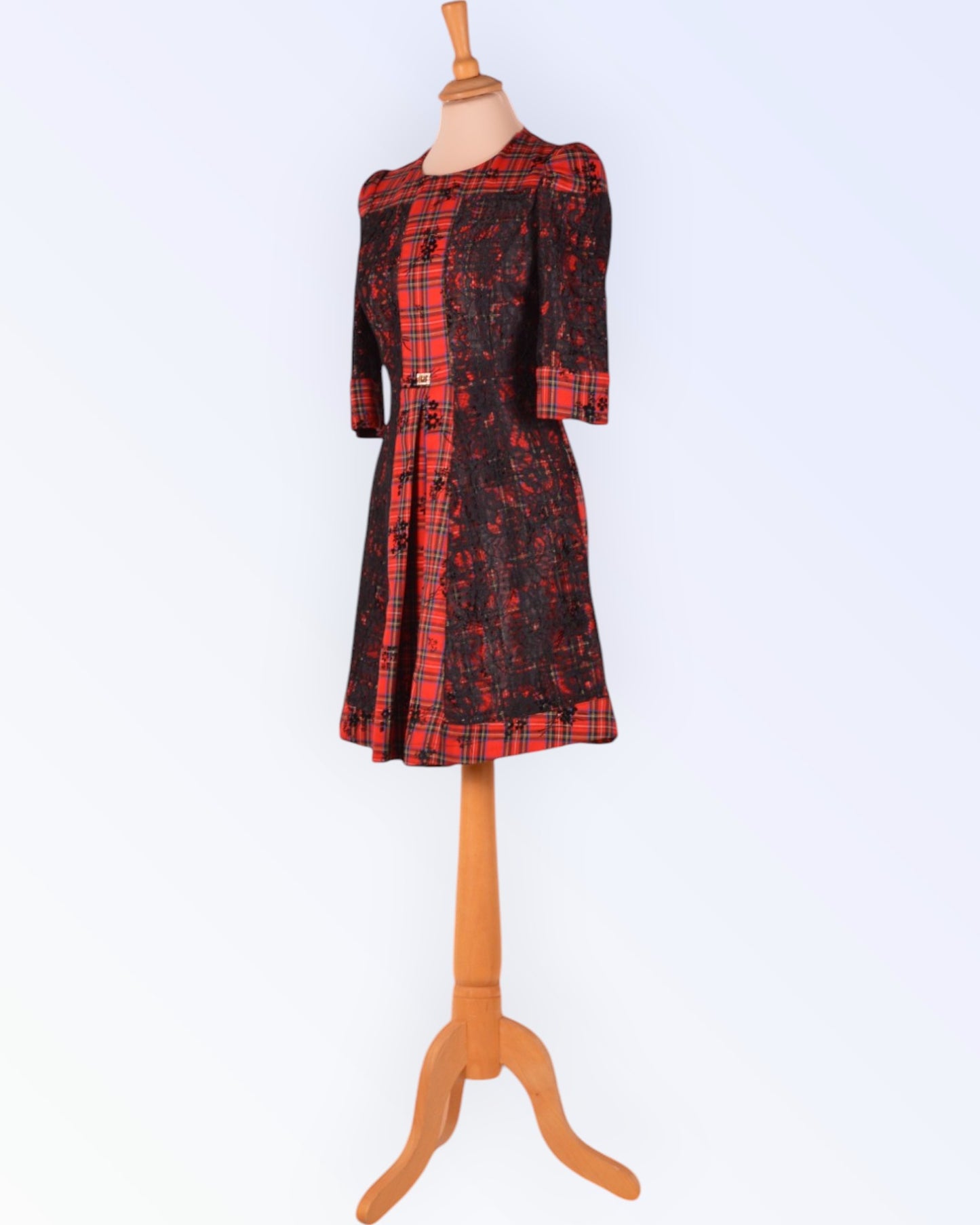 Roberta Biagi tartan dress