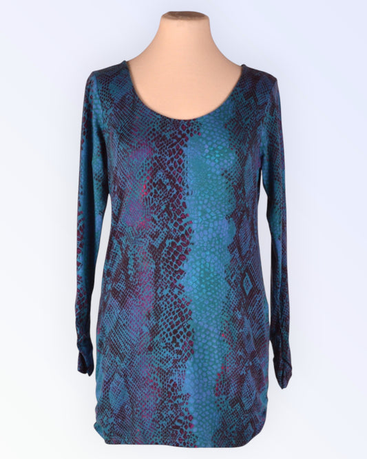 Orsay ussimustriga top