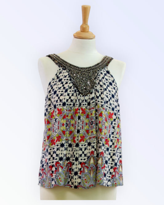 DXdong Xia multi-colored summer top