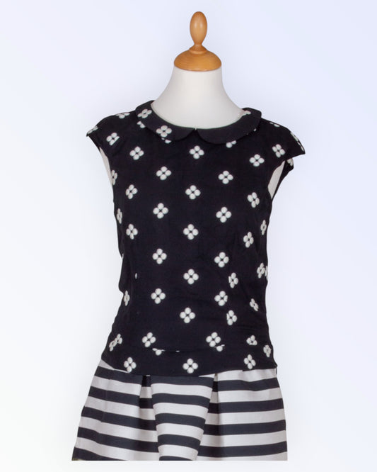 Black and white top