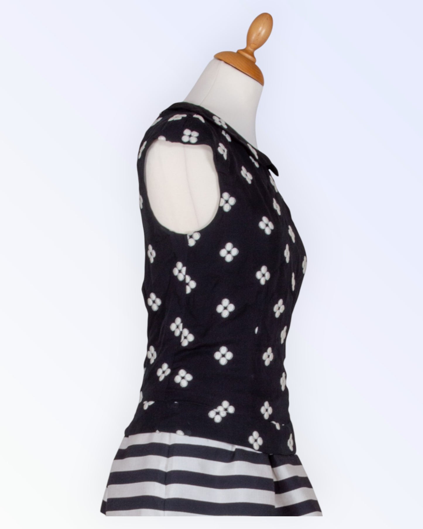 Black and white top