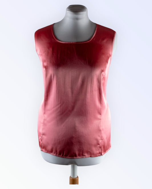 Hermann Lange coral pink top