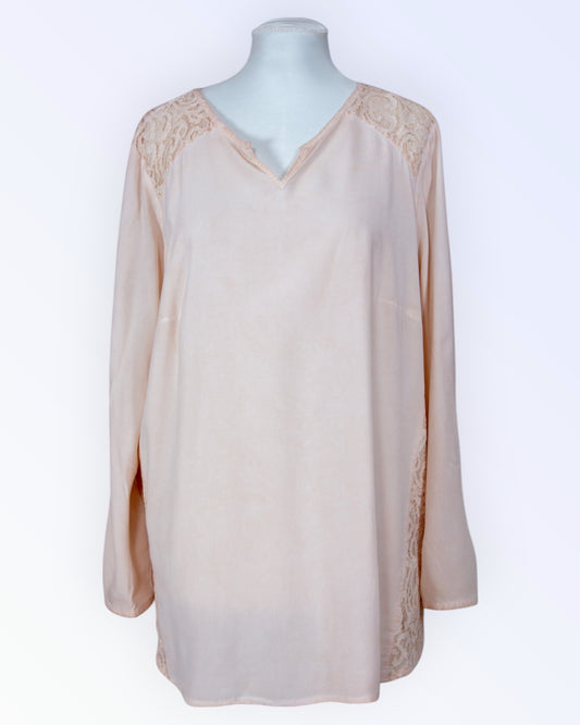 Bonita light pink blouse