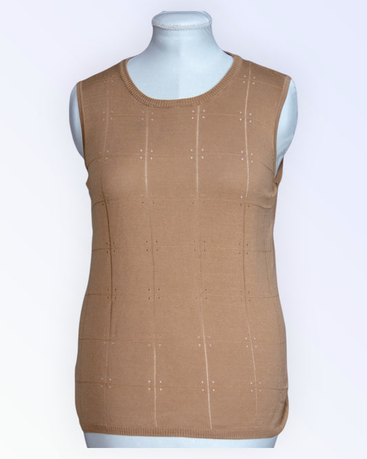 Elégance beige knitwear