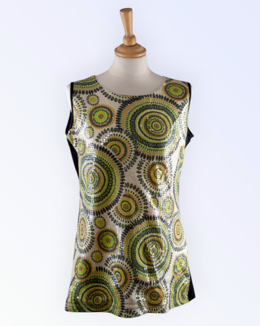 Jade sequin top