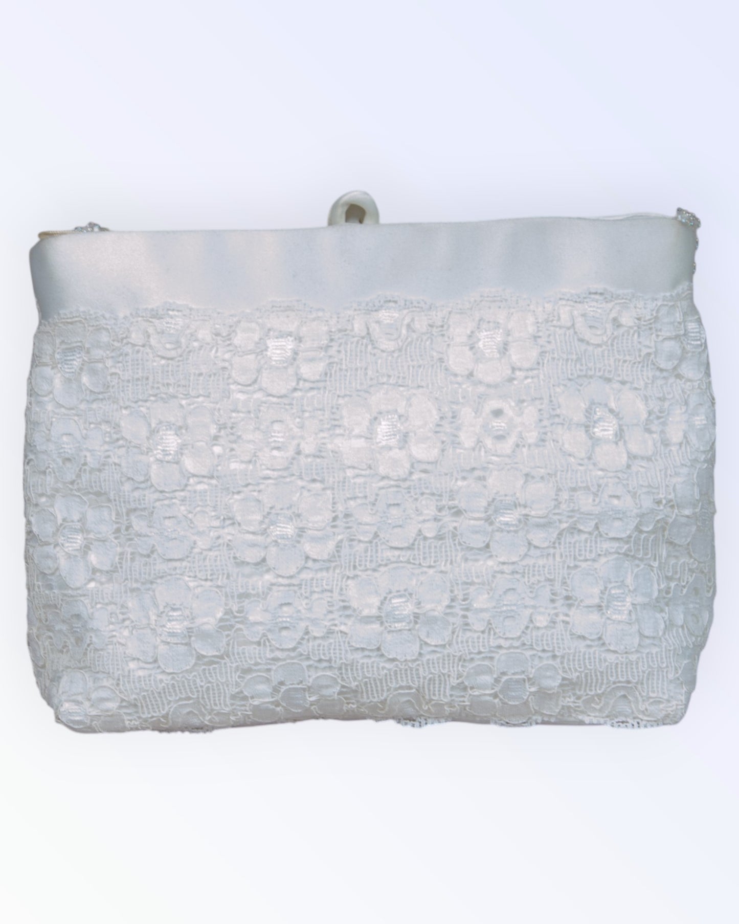 Natural white bag for the bride