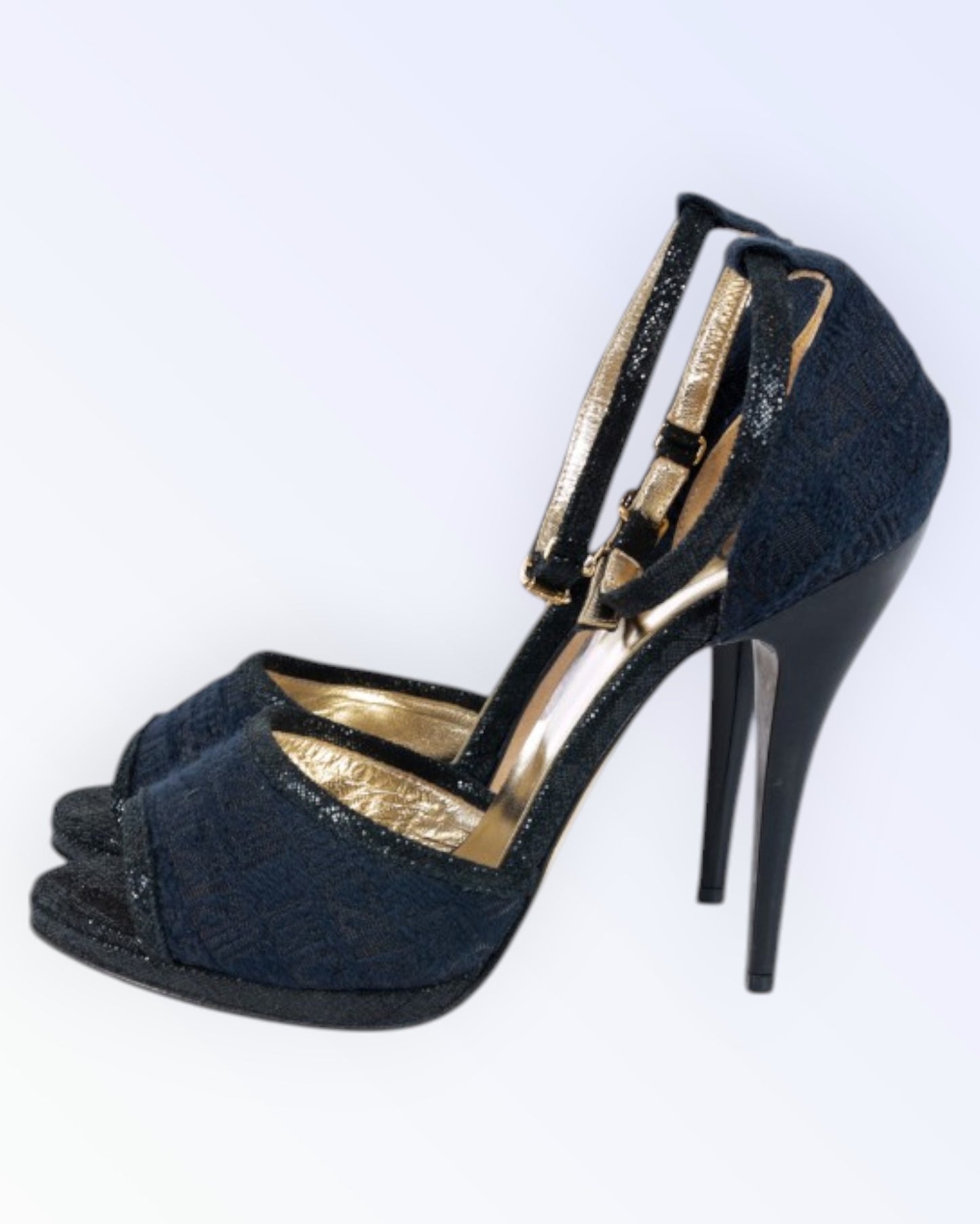 Just Cavalli tekstiilist sandaalid