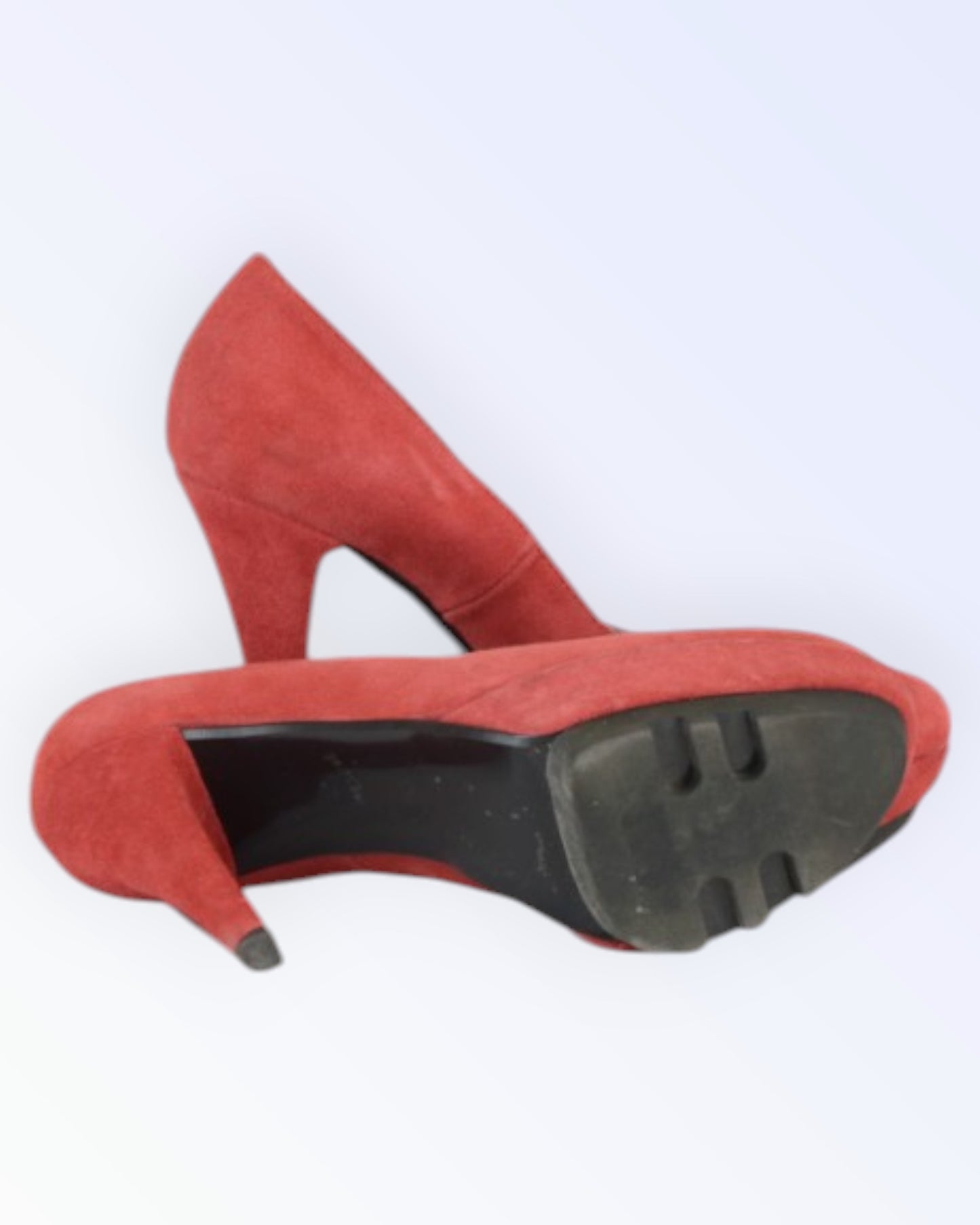 dolce&amp;amaro orange platform shoes